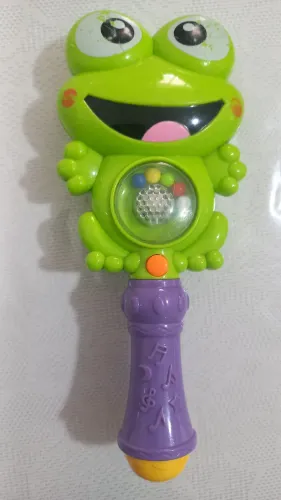 Microfone Infantil Musical - Sapo Divertido