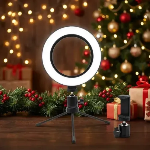 Mini Ring Ligt de Mesa 6 Polegadas