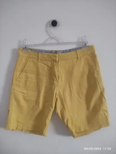 Bermuda Alfaiataria Amarelo