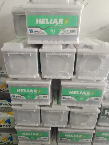 Bateria Heliar HE60DD Nova entregar instalação 