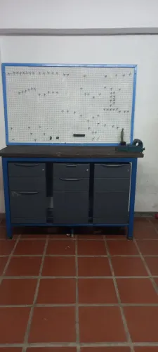 Bancada + painel ferramentas+Lavador