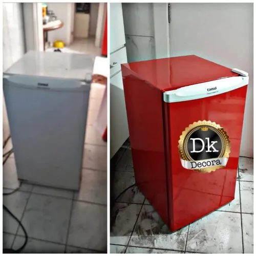 Frigobar plotagem  Vermelha
