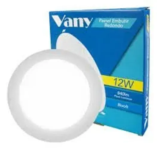 Plafon Embutir Redondo 12w