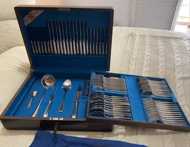 Faqueiro Alemao  Wolff Inox 101 peças  