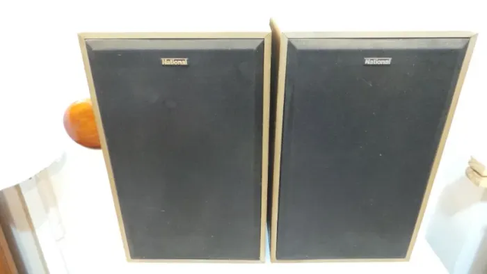 Par caixas de som antigas national modelo sb-40