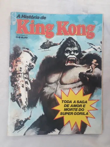 Revista A História de King Kong - Cartaz Especial