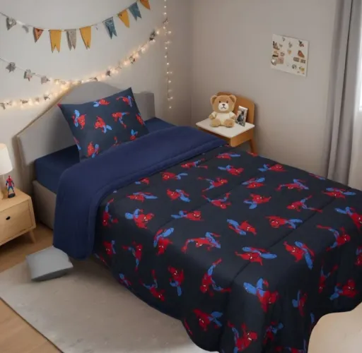 Edredom infantil mais travesseiro