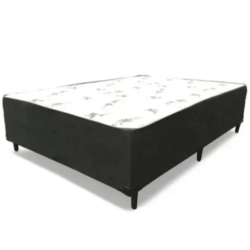 Cama box Casal D33 Conjugada Colchão Bom