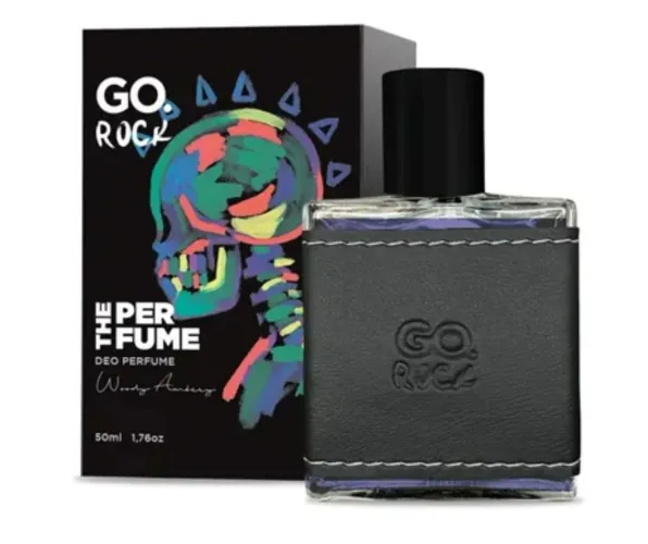 Perfume GO Rock, EDP, amadeirado ambarado, 50ml