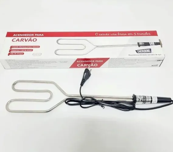 Acendedor de Carvão Elétrico Cherubino - 700W/127V Novo!!!