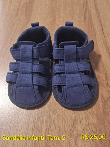 Sandália Infantil Tam. 19 - Azul