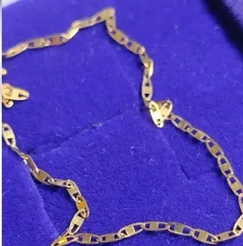 Pulseira Piastrine Ouro 18 Kilates Peso 1.50 Gramas 20 Cm 2 mm Maciça