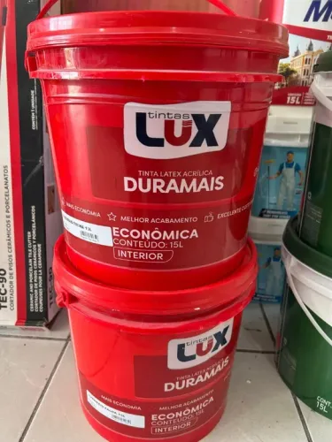 TINTA LUX DURAMAIS BRANCO GELO 15LTS interno  Leia a descrição