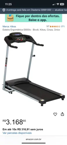 Esteira Ergométrica Kikos E600lx - Bivolt