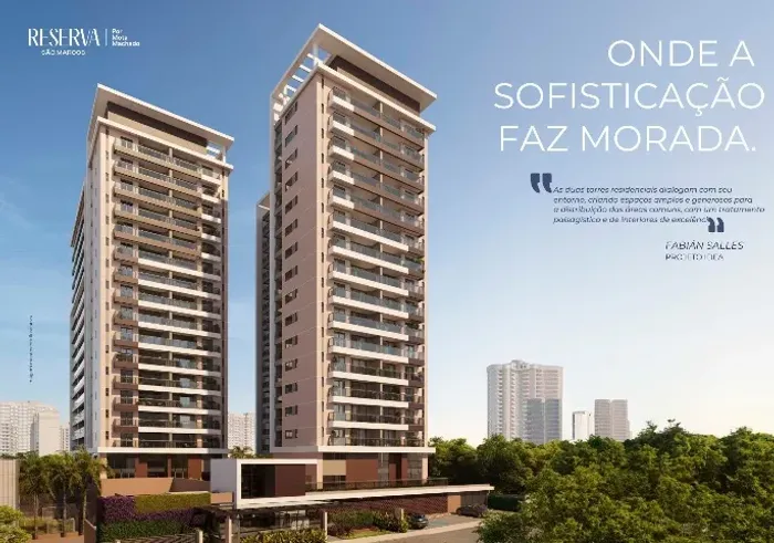 Apartamentos na Ponta do Farol | Reserva São Marcos | 67m2 a 104m2| Lazer completo