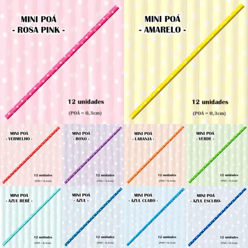 Canudos de papel
