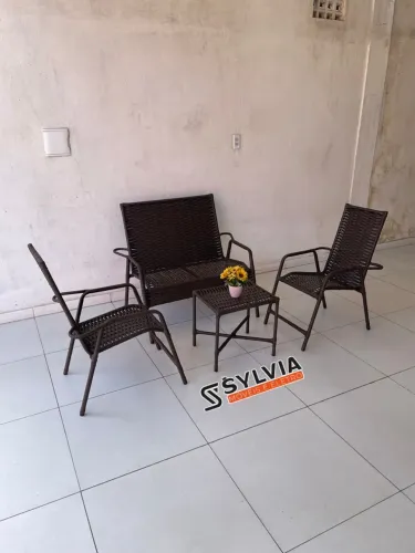 Conjunto de área em fibra com ferro