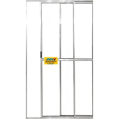 PORTA SACADA 2 FOLHAS BRILHANTE LINHA ECONOMICA