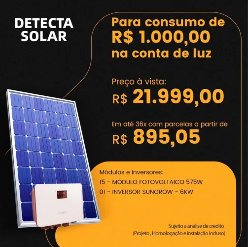 Vendo kit completo para energia solar 