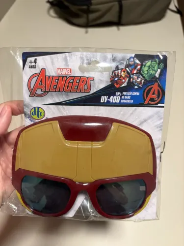Oculos de Sol Infantil Homem de Ferro Marvel