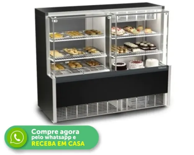 Balcão Expositor Refrigerado / Estufa Gelopar 