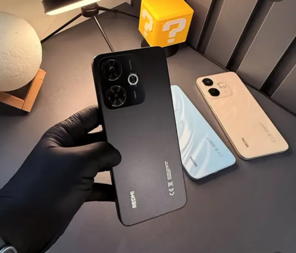 Redmi 13x 4G 256/08 Preto Azul Dourado R$999,00