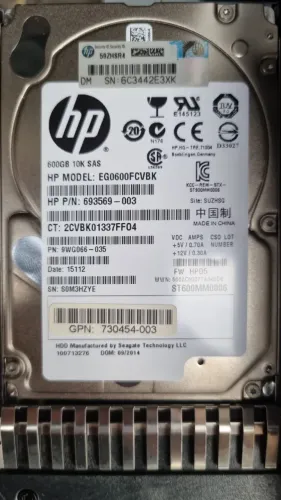 hd hp 600gb 10k sas pn hd 693569-003