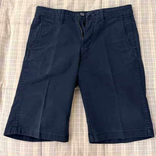 Bermuda Zara Azul Marinho Tam 38