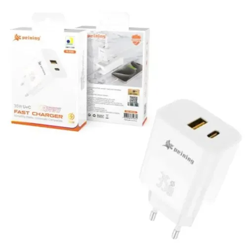 Carregador Fast Charger 35W Turbo U+C PEI-PD105-C - Peining