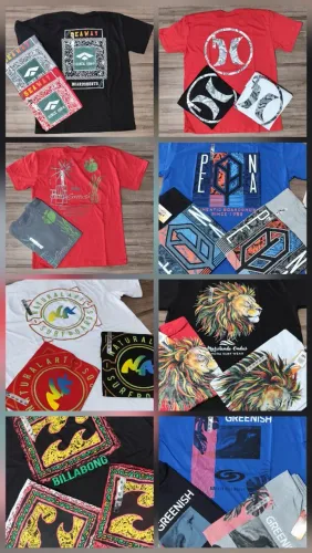 Camisa masculina 30.1 com estampa nas costas 