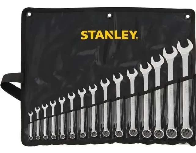 JOGO DE CHAVE COMBINADA STANLEY C/15PCS 6 A 32MM 