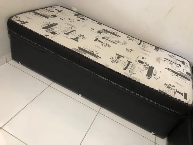 BOX BAÚ COM COLCHÃO