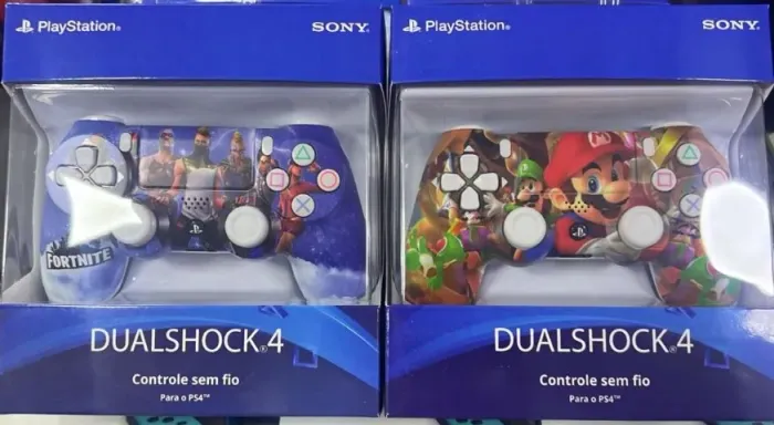 Controle Ps4 Sem Fio Personalizado Manete Joystick Compatível Com Ps4