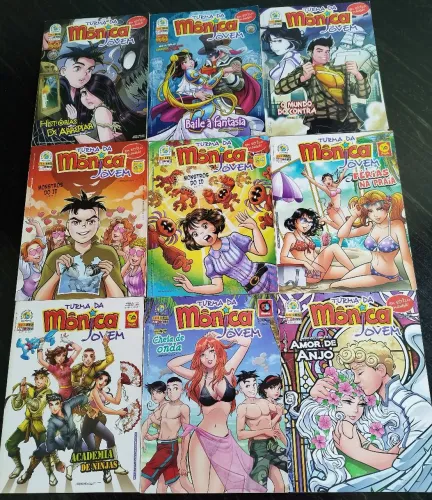 Lote de revistas da Turma da Mônica Jovem 