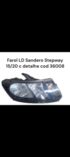 Farol LD Sandero Stepway 15/20 com detalhe