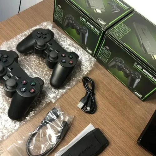 Mini Game Retrô com 20.000 Jogos + 2 Controles - Diversão Garantida