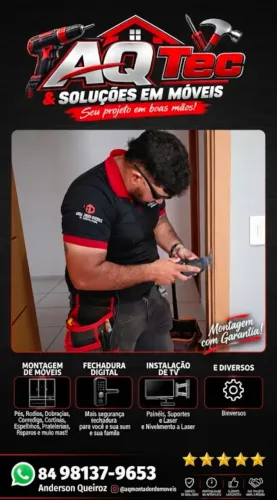 Instalador de Fechadura Digital - Montador de Móveis - Instalador de TV