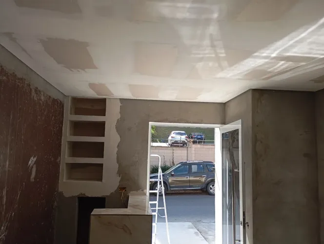 Forro drywall, divisórias e pinturas 
