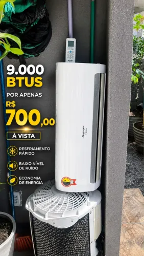 Ar condicionado 9mil btus 