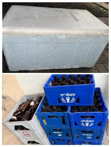 Lote de Cascos Retornáveis de Cerveja 300ml + Caixas Térmicas