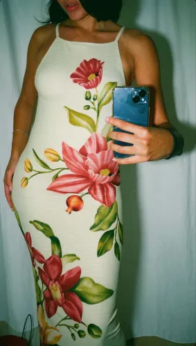 Vestido flor de romã farm P