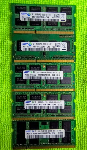 Kit de Memórias RAM Samsung - DDR3 e DDR2 | Testadas e Funcionando