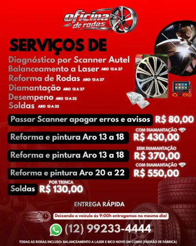 Serviços de reforma, solda, diamantação
