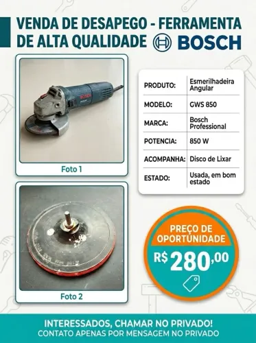 Esmerilhadeira Profissional Bosch