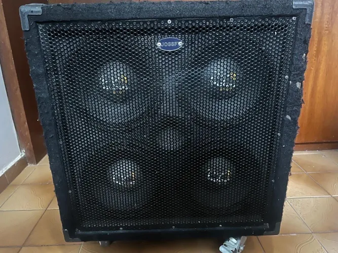 Caixa 4x10 Jossf com rodas( fones da PV áudio + Drive JBL Selenium D220ti 90w RMS