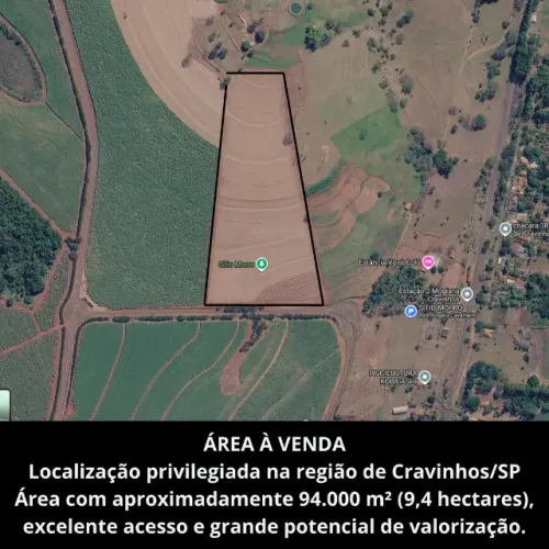 ? Área Rural Estratégica em Cravinhos/SP