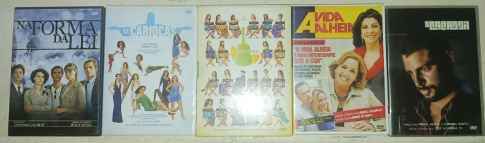 5 dvd's Séries Tv Globo As Cariocas As Brasileiras O Caçador Na Forma da Lei A Vida Alheia