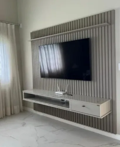Home Painel de TV Ripado Detroit 2.3M