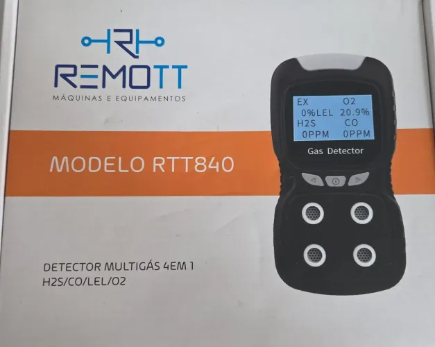 Detector Multigás RTT840 (H2S/CO/LEL/O2) - Necessita Reparo no Sensor
