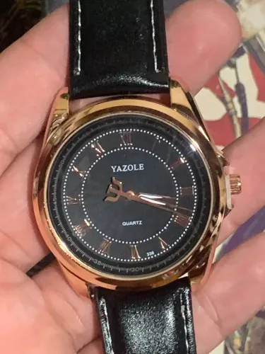 Relógio masculino social yasole a prova de água 